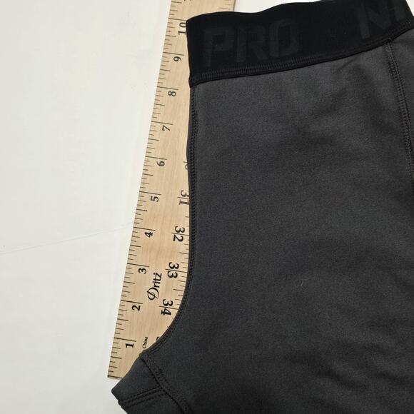 Nike Pro Dri Fit Heather Gray Training Workout Running Leggings Women's Small - Picture 8 of 8